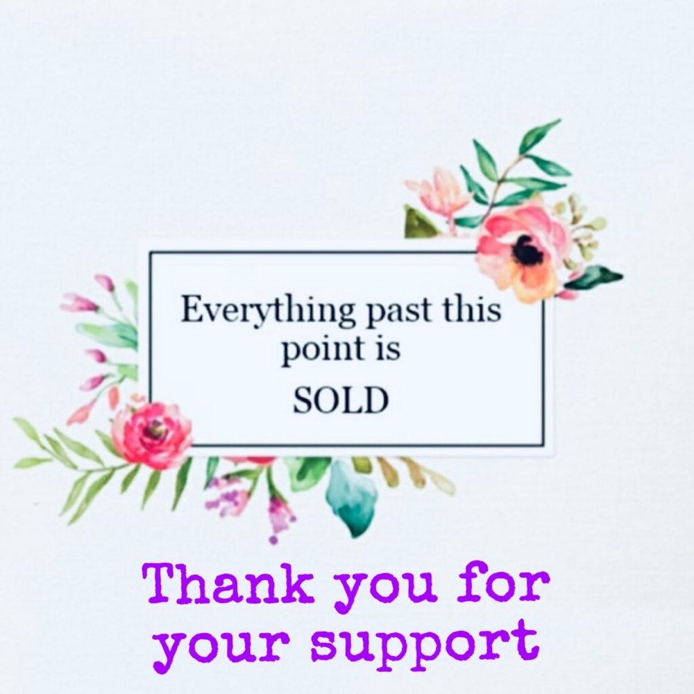 SOLD items below